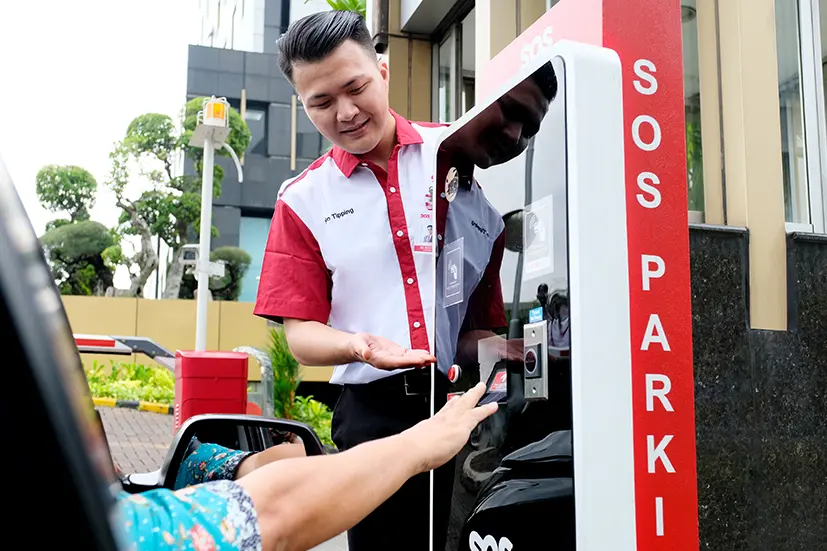 sistem parkir cashless